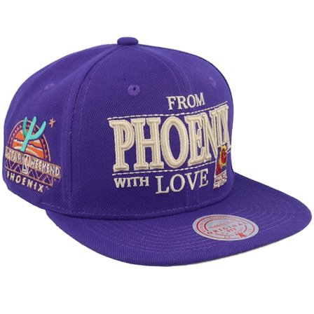 Mitchell & Ness - Phoenix Suns With Love Hwc Purple Snapback Snapback Purple Cap - NBA @ Hatstore