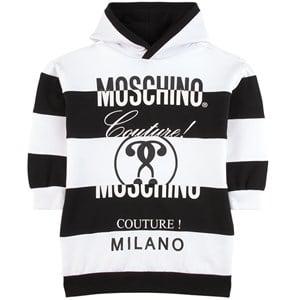 Moschino Black Logo Striped Hoodie 8 years - Dresses - 8 years - Black - Mädchen