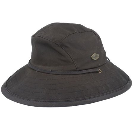 MJM Hats - Brun traveler Hatt - Utrecht Wax Cotton Brown Southwest Hat @ Hatstore