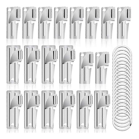 P38 og P51 dåseåbnere med nøgleringe, manuel camping dåseåbner