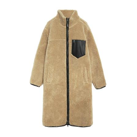 Anine Bing Single-Breasted Coats Brun, Dame Uldfrakker