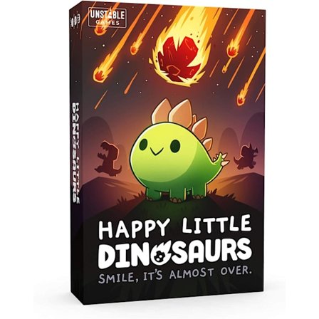 Unstable Games | Happy Little Dinosaurs | Brädspel | Ålder 8+ | 2 till 4 spelare | 30 till 60 minuters speltid