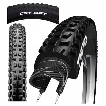 CST BFT C1752 Tråddæk 26x2.4 til Fat Bike - 60-559