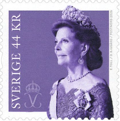 Sverige - Dagligmærke Dronning Silvia - Postfrisk frimærke