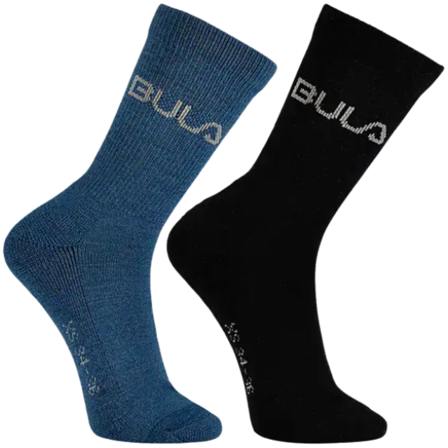 Bula 2Pk Wool Socks Junior Denim