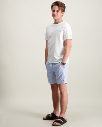 MC2 Saint Barth SWIMSHORT WITH FLAP BACK POCKET Blå Badkläder/Badrockar Kille - Kids Brand Store