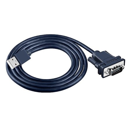 USB til seriell adapter, USB til RS-232 hann (9-pin) Db9 seriell kabel for Windows