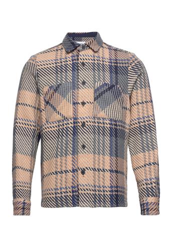 Whiting Overshirt Spear Check Overshirts Multi/mønstret Wax London