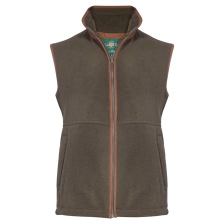 Alan Paine M's Aylsham Fleece Waistcoat Green