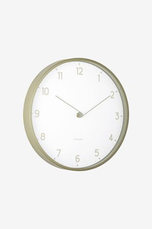 Karlsson - Veggklokke Sencillez - Grønn - Veggklokker & bordklokker - Fra Homeroom