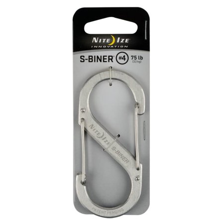 Nite Ize S-Biner #4 other equipment Grey OneSize