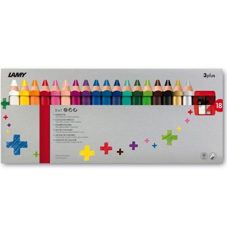 Lamy 3plus Kleurpotloden 18-set (3 jaar+)
