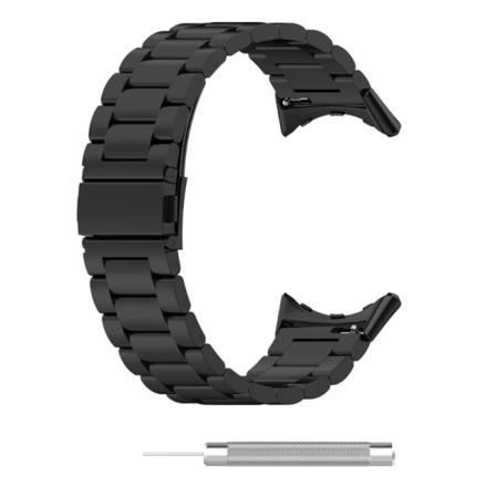anti-scratch rostfritt bandrem Lämplig för Pixel Watch 2 Smartwatch Armband Armband Vattentät snabbkopplingsögla Black