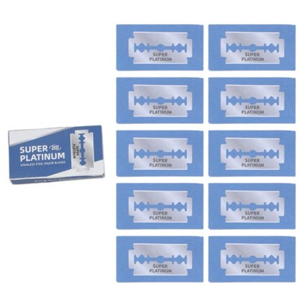 Sikkerhetshøvelblad Rett Høvel Dobbel Kant Blad Rett Kant Barberhøvel Blad