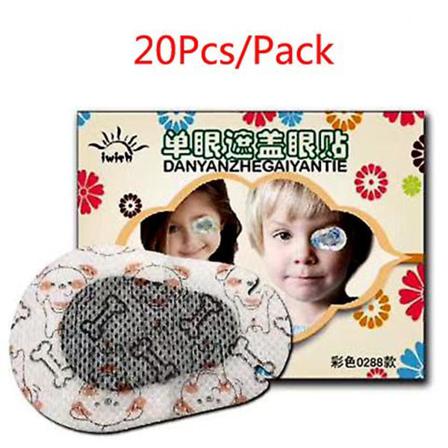 20st Tecknade Amblyopia Ögonlappar Färgglada Barn Amblyopia