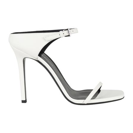 Ermanno Scervino, Sandals Wit, Dames, Maat:39 EU,leer