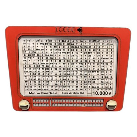 Pengekasse Spargris RØD