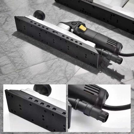 Elektrisk Orbital Lang Flad Slibemaskine 70mmx 400mm 5mm Orbit Flad Slibemaskine