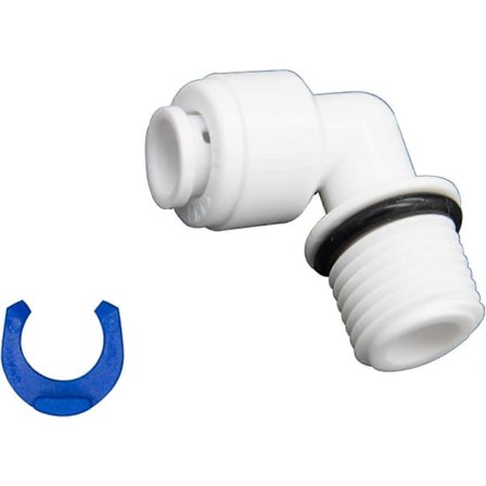 Slang L - Anslutning 1/4 tum - 1/4 tums hangänga för omvänd osmos KLQ