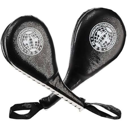 2-pack Taekwondo Kick Pads, Hållbara Slagkuddar Svart