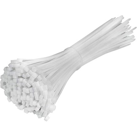 Vita buntband 300 mm x 4,6 mm svarta - 250-pack 12 tum Premium