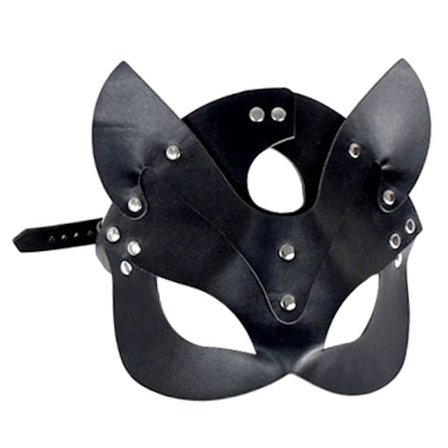 Fox Mask øyemaske SVART