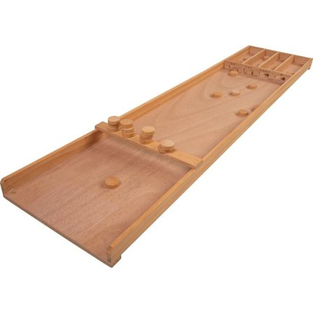 Brädspel - ENGELHART - Mini shuffleboard-spel - Beige - Blandat - Barn