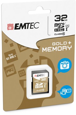 EMTEC Gold+ - flashminnekort - 32 GB - SDHC