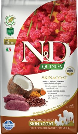 Farmina Natural & Delicious All Breed Quinoa Skin & Coat Cervo