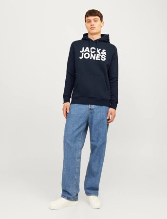 Jack & Jones Jjecorp Logo Sweat Hood 2Pk Mp Noos - Black - M