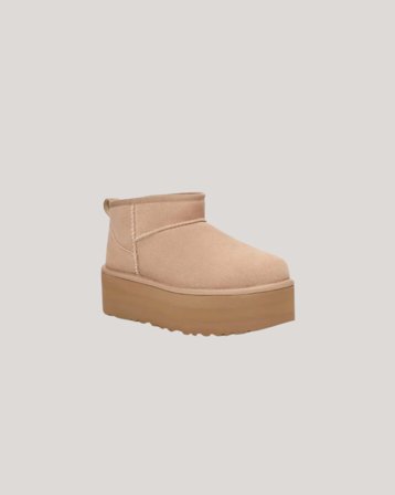 UGG W Classic Ultra Mini Crèmekleurig Schoenen Meisjes - Kids Brand Store