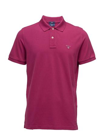 Original Pique Ss Rugger Polos Short-sleeved Vaaleanpunainen GANT