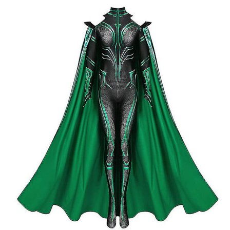 Dødens gudinde Hela Cosplay kostume Ragnarok Hela Jumpsuit Halloween Karneval Fest Kostume til voksne børn V