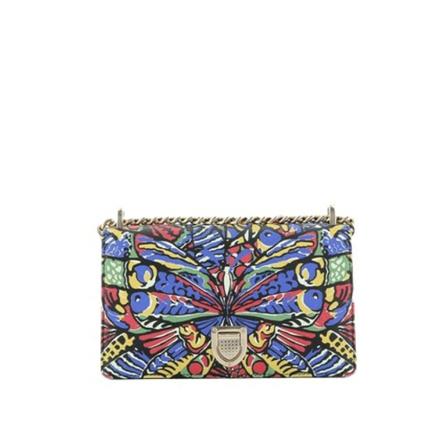 Dior Vintage, Pre-owned Sac Diorama Blauw, Dames, Maat:ONE Size,leer