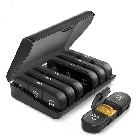 Dosett - Medicinæske - 21 rum (Ugedosett)