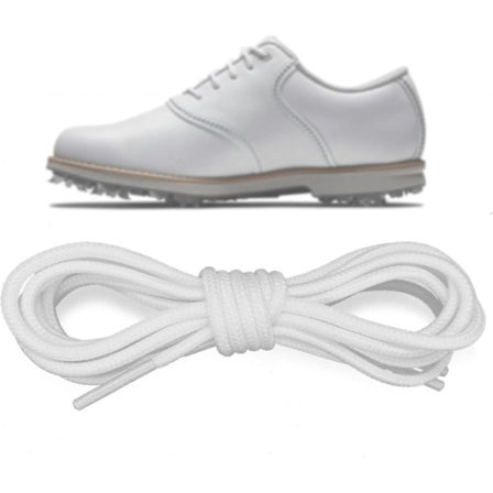 Polyester Golf Snørebånd til FootJoy Golf Sportssko, 3/32 (2,5 mm) Tynd Dress