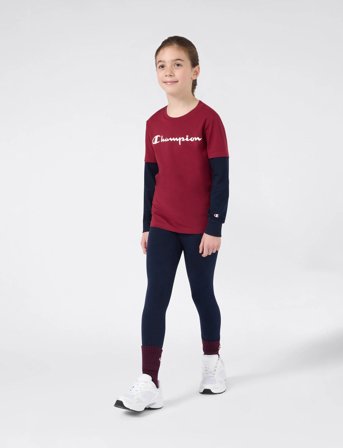 Champion Long Sleeve T-Shirt - Red - 150-155