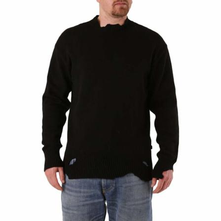 Diesel, Knitwear Czarny, Mężczyzna, Rozmiar: L