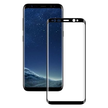 Beskyttelsesfilm - Samsung - Galaxy S9 - Hærdet glas - Sort - Kradsesikker