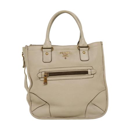 Prada Vintage, Tote Bags Beige, Dames, Maat:ONE Size