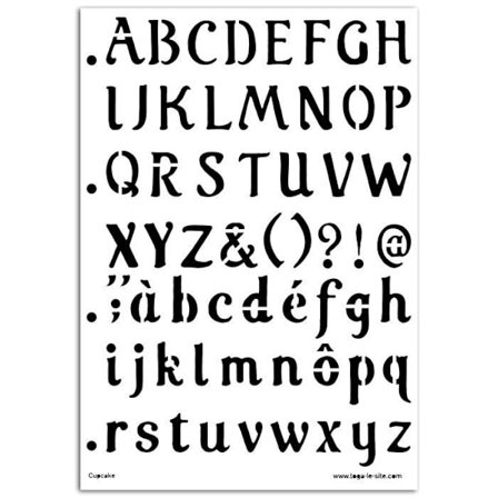 MAHÉ Sabluunakirjoitus Cupcake 21x30 cm