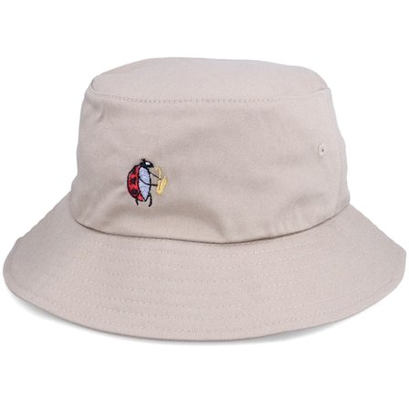 Abducted - Beige bucket Cappello - Tiny Lady Bug Saxophone Khaki Bucket @ Hatstore