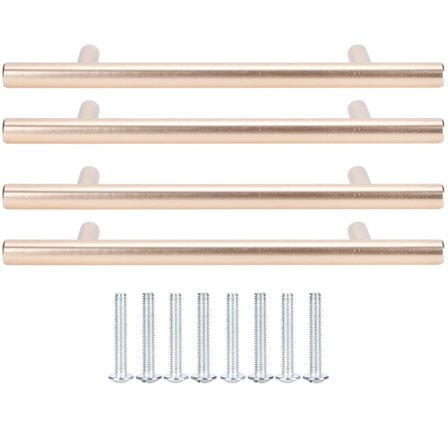 4 Sett Gull Aluminium Legering Skuff Håndtak 96mm Hullavstand for Skap Garderobe