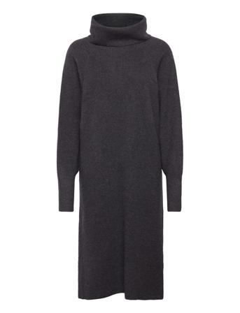 C_Folibia Dresses Knitted Dresses Grå BOSS