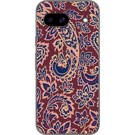 Kompatibel Mobilcover til Google Google Pixel 8a Paisley boho mønster indisk mønster vintage blomster orientalsk ornament retro tekstil tapet design