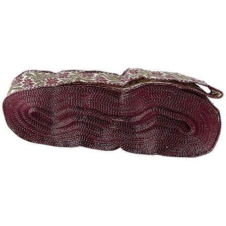 Blomstermønster Broderede Jacquard Bånd Vævet Blondekant til Beklædningsgenstand Taske Gardin Syning Blonde Stof Stil A