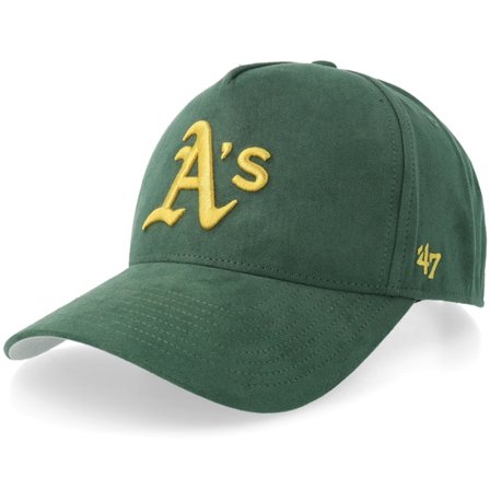 47 Brand - MLB Grønn adjustable Caps - Oakland Athletics MLB 47 Mvp Dt Dark Green/Yellow A-Frame Adjustable @ Hatstore
