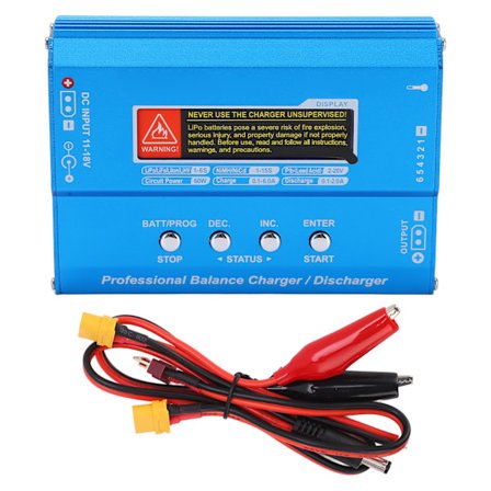 B6 V2 Lipo Batteri Balance Oplader og Aflader Smart Balance Oplader til LiPo LiFe Liion 60W 6A