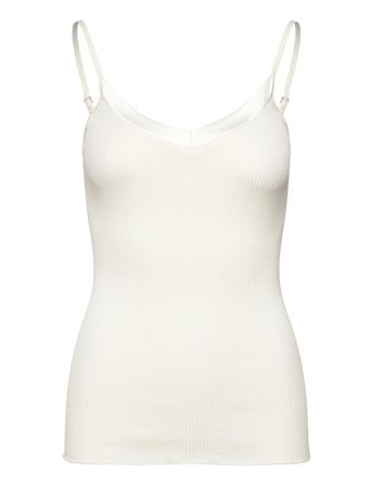 Rosemunde Rwbeatha Silk Sl Strap Satin Tape T - Cream - XL