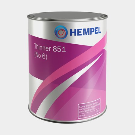 Thinner Hempel Thinner 851 (No 6), 750 ml - Clear (00000)